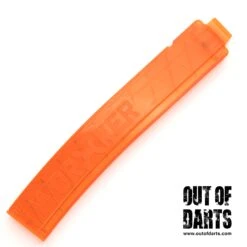 Worker 18-Round Curved Standard Talon Short Dart Magazine 19 Worker 18-Round Curved Standard Talon Short Dart Magazine -Out Of Darts Out of Darts Mags Adapters Worker 18 Round Talon Curved Short Dart Magazine Transparent Orange 437fecdc 8123 49ba 8aea 6620c6843030