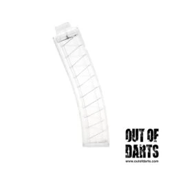 Worker Dragon Claw 15-Round Curved Standard Talon Short Dart Magazine -Out Of Darts Out of Darts Mags Adapters Worker Dragon Claw 15 Round Curved Standard Talon Magazine Transparent