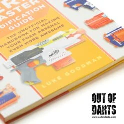 Nerf Mod Book By Luke Goodman AKA Out Of Darts 8 Nerf Mod Book By Luke Goodman AKA Out Of Darts -Out Of Darts Out of Darts Merchandise LukeGoodman Nerf Blaster Modification Guide Mod Book front cover detail
