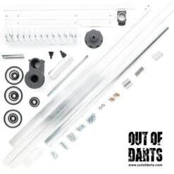 Minx Hardware Kit BETA 9 Minx Hardware Kit BETA -Out Of Darts Out of Darts Orion Blasters Minx Mini Lynx Hardware Kit Raw Aluminum included hardware parts knolled