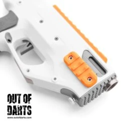 RedCowl Nightingale 2.0 3D-Printed Rail Set 7 RedCowl Nightingale 2.0 3D-Printed Rail Set -Out Of Darts Out of Darts RedCowl Nightingale 2.0 3D Printed Rail Set installed on blaster right