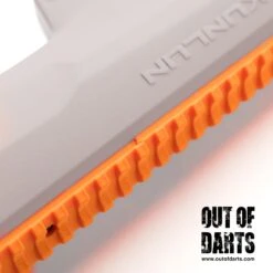 RedCowl Kunlun 3D-Printed Rail Set -Out Of Darts Out of Darts RedCowl Worker Harrier 3D Printed Rail Set installed on blaster split top rail detail
