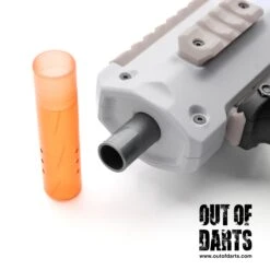 Thanh RIPPCAR Variable-Line Segmented SLA-Printed Resin PCAR 24 Thanh RIPPCAR Variable-Line Segmented SLA-Printed Resin PCAR -Out Of Darts Out of Darts Rifling Attachments SCAR Thanh RIPPCAR Variable Line Segmented SLA Printed Resin PCAR taped barrel detail