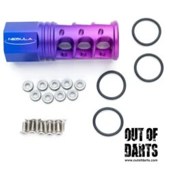 GFZ 8-Degree 3x3 Metal BCAR Kit 13 GFZ 8-Degree 3x3 Metal BCAR Kit -Out Of Darts Out of Darts Rifling SCARs BCARs Gavin Fuzzy GFZ Metal BCAR DIY Kit Nebula Fade parts knolled