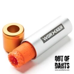 Worker 10-Line Adjustable Aluminum SCAR 22 Worker 10-Line Adjustable Aluminum SCAR -Out Of Darts Out of Darts SCAR BCAR Worker 10 String Adjustable Aluminum SCAR Barrel Silver Orange internals