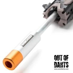 Worker 10-Line Adjustable Aluminum SCAR 35 Worker 10-Line Adjustable Aluminum SCAR -Out Of Darts Out of Darts SCAR BCAR Worker 10 String Adjustable Aluminum SCAR Barrel Silver Orange on blaster