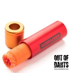 Worker 10-Line Adjustable Aluminum SCAR 30 Worker 10-Line Adjustable Aluminum SCAR -Out Of Darts Out of Darts SCARs BCARs Worker 10 String Adjustable Aluminum SCAR Barrel Red Orange internals