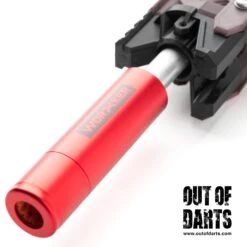 Worker 10-Line Adjustable Aluminum SCAR 32 Worker 10-Line Adjustable Aluminum SCAR -Out Of Darts Out of Darts SCARs BCARs Worker 10 String Adjustable Aluminum SCAR Barrel Red on blaster