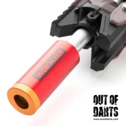 Worker 15-Degree 4x3 CNC BCAR 9 Worker 15-Degree 4x3 CNC BCAR -Out Of Darts Out of Darts SCARs BCARs Worker 15 Degree Bearing SCAR Red Orange on blaster