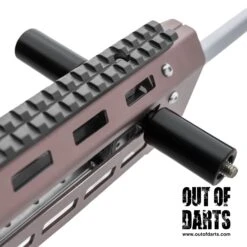 Sabre Apex Double-Side Priming Bar -Out Of Darts Out of Darts Springer Parts SABRE APEX Double Side Priming Bar installed on blaster detail