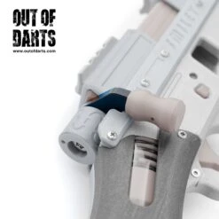 SMILEY CNC Bolt Arm Handle Upgrade -Out Of Darts Out of Darts Springer Parts SMILEY CNC Metal Bolt Handle installed detail