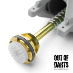 Sabre Harrier/Seagull Metal Plunger 7 Sabre Harrier/Seagull Metal Plunger -Out Of Darts Out of Darts Springer Parts Sabre Metal Plunger For Worker Harrier installed detail