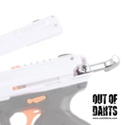 Worker T-Pull Grip For Nerf Rival Kronos XVIII-500 (2 Colors) 10 Worker T-Pull Grip For Nerf Rival Kronos XVIII-500 (2 Colors) -Out Of Darts Out of Darts Springer Parts Worker FoamFocus T Pull Priming Grip For Nerf Rival Kronos installed in blaster detail