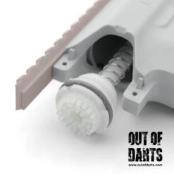 Harrier/Seagull Replacement Silicone Plunger Shock Pad -Out Of Darts Out of Darts Springer Parts Worker Harrier Seagull Silicone Plunger Shock Pad installed in blaster detail