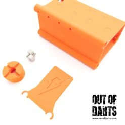 Piston Pump High-Capacity Battery Stock 10 Piston Pump High-Capacity Battery Stock -Out Of Darts Out of Darts Springer Parts X Shot Piston Pump AEB High Capacity Battery Stock parts knolled detail