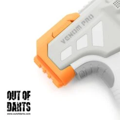 RedCowl Venom Pro Stock Kit -Out Of Darts Out of Darts Stocks RedCowl Dart Zone Max Venom Pro Stock Kit assembled installed on blaster