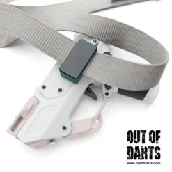 Worker Nightingale Quick Belt Holster 9 Worker Nightingale Quick Belt Holster -Out Of Darts Out of Darts Tactical Gear Loadout Worker Nightingale Quick Belt Holster on belt detail
