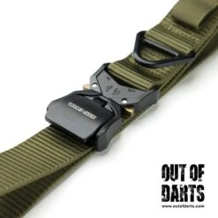 Worker Tactical Belt Quick-Clasp -Out Of Darts Out of Darts Tactical Gear Loadout Worker Tactical Belt for Nightingale green detail