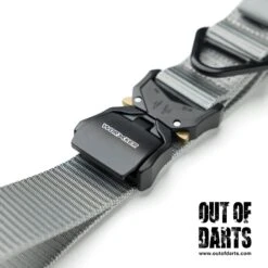 Worker Tactical Belt Quick-Clasp -Out Of Darts Out of Darts Tactical Gear Loadout Worker Tactical Belt for Nightingale grey detail