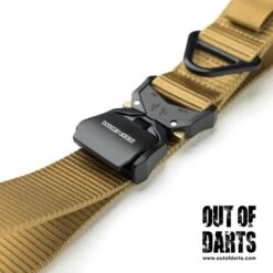 Worker Tactical Belt Quick-Clasp -Out Of Darts Out of Darts Tactical Gear Loadout Worker Tactical Belt for Nightingale tan detail
