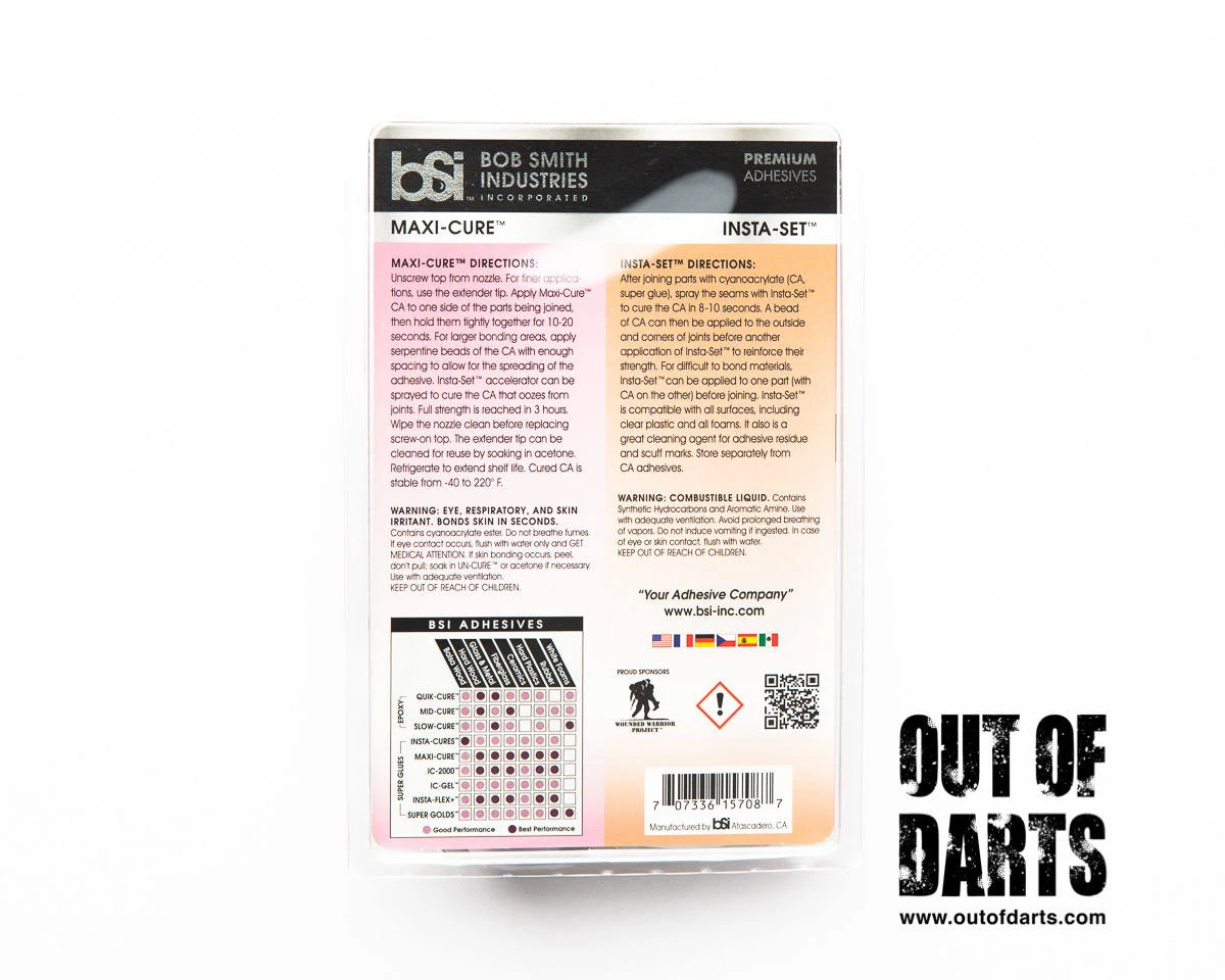 BSI Super Glue Maxi-Cure And Insta-Set (combo Pack) 2 BSI Super Glue Maxi-Cure And Insta-Set (combo Pack) - Image 2